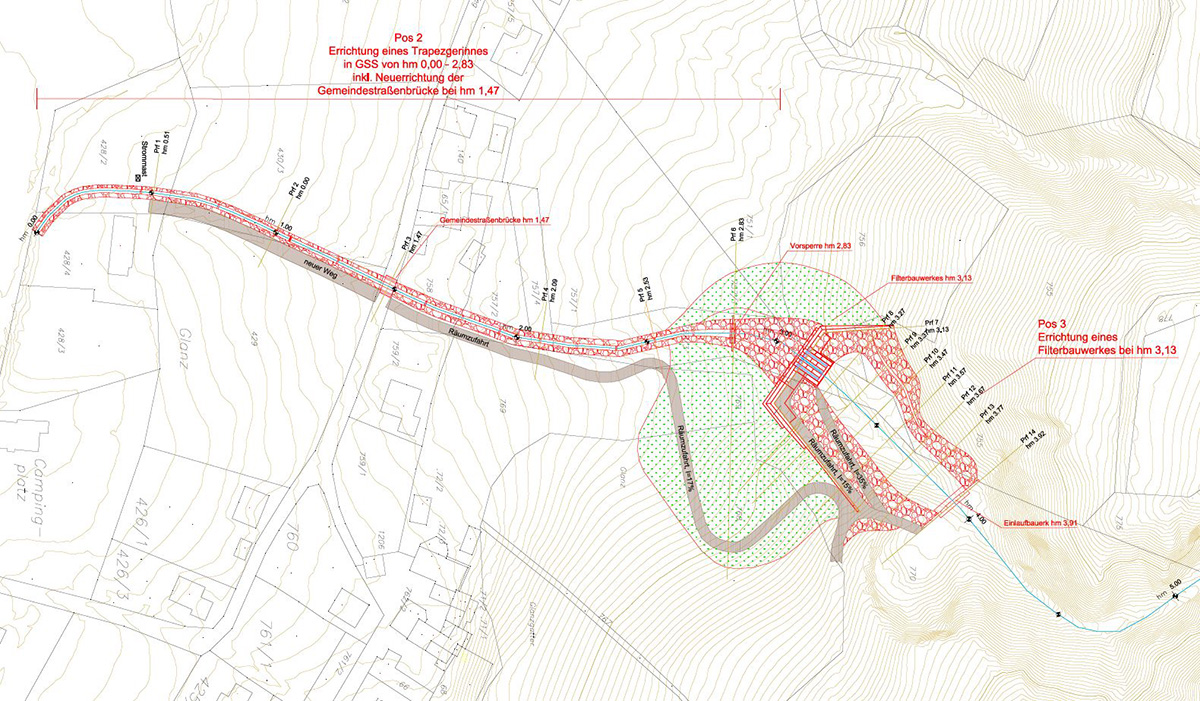 Wildbachschutzprojekt Westlicher Glanzerbach – Tieftalgraben